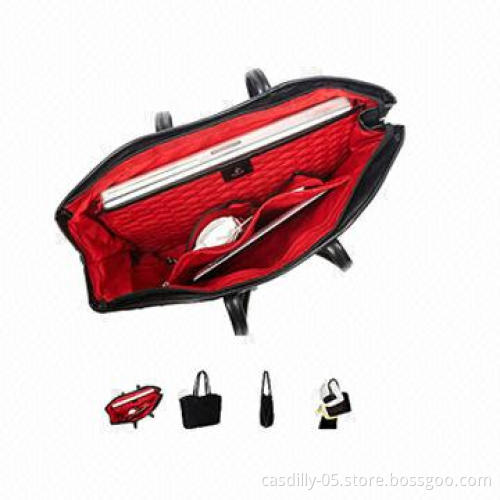 Laptop bags, shiny nickel hardware